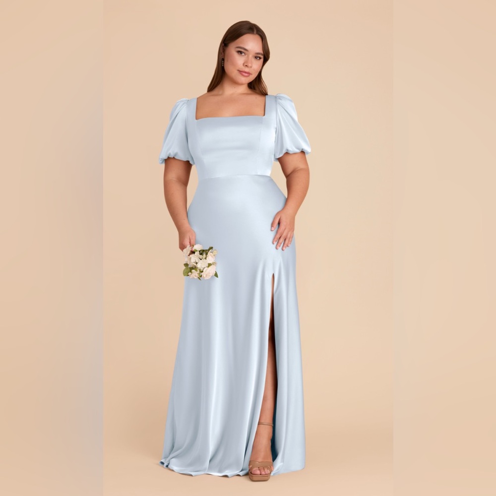 Birdy Grey Mist Blue Bridesmaids Dress Size XL